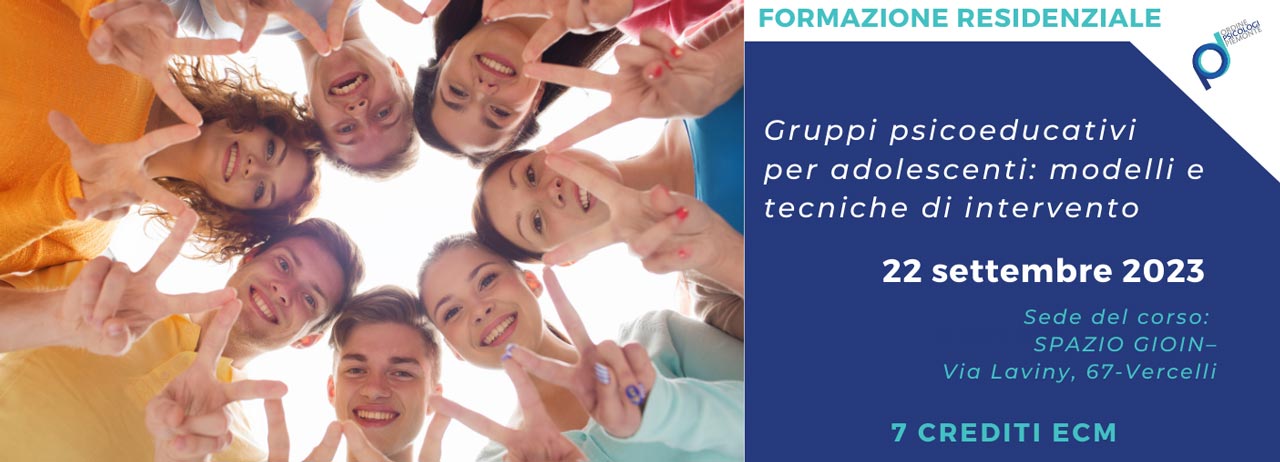 Gruppi psicoeducativi per adolescenti: modelli e tecniche di intervento