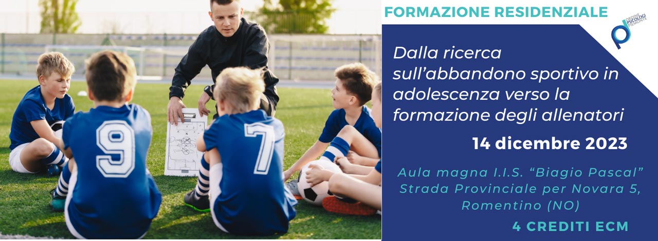 Dalla ricerca sull’abbandono sportivo in adolescenza verso la formazione degli allenatori