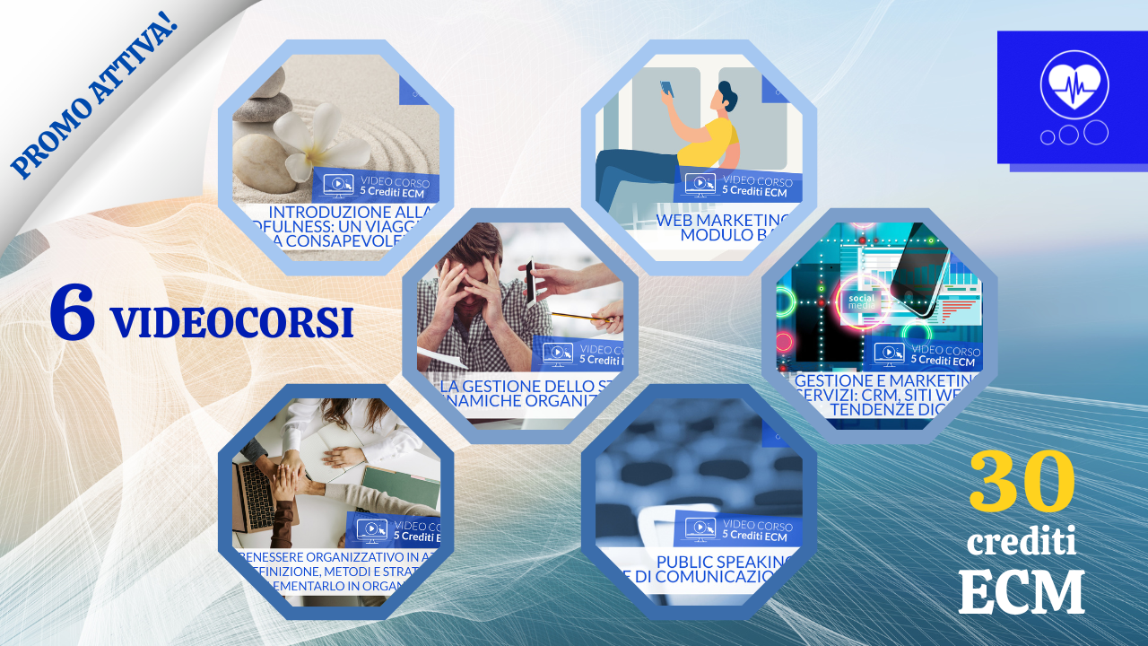Promo - Crediti ECM - 30 ecm - tutte le professioni