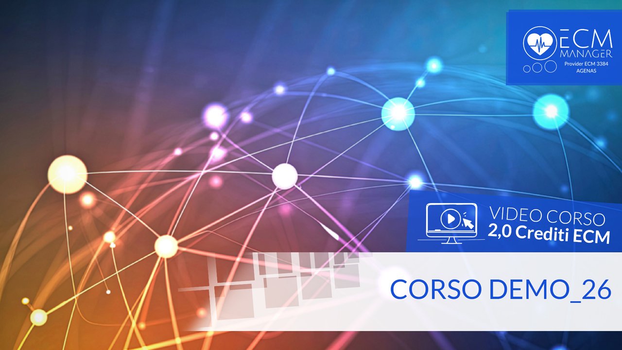 Corso Demo_26 - Crediti ECM - 2,0 ecm - tutte le professioni