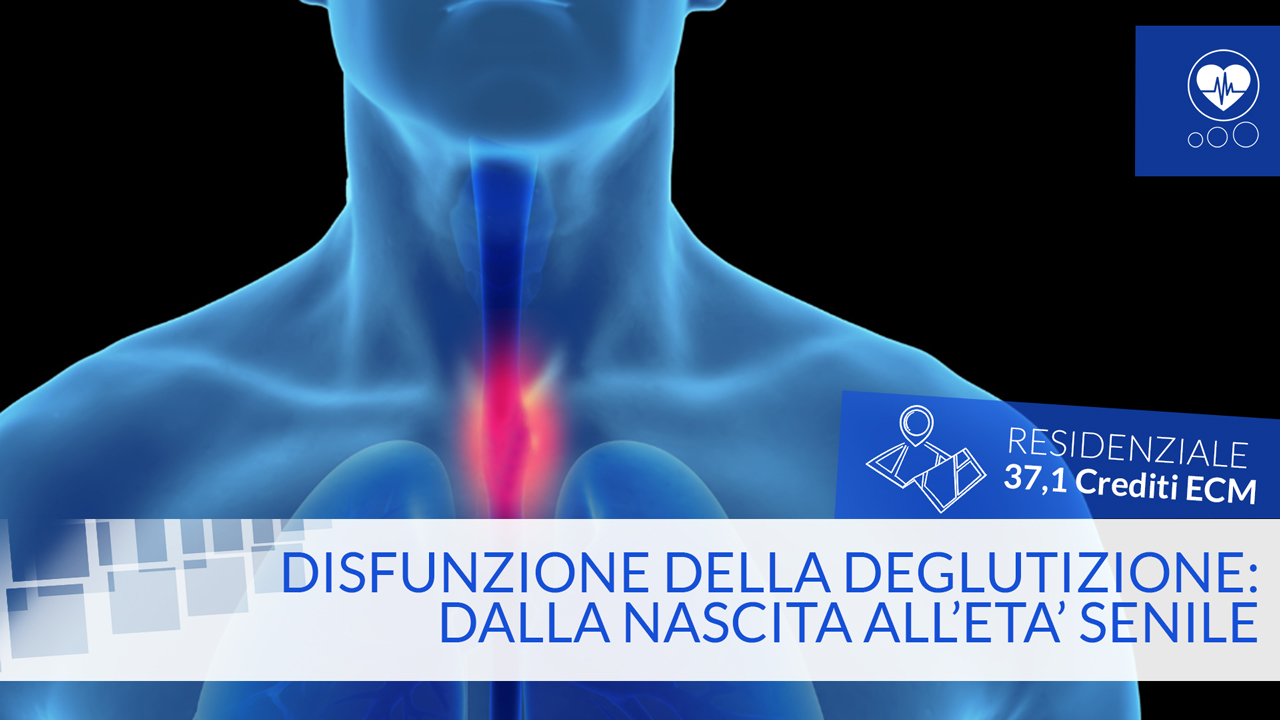 Disfunzione della deglutizione dalla nascita all'età senile
